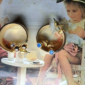 Goldtone Hoop & Stud Earrings Bundle